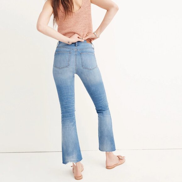 Madewell Cali Demi-Boot Jean Boho Ankle Bronson Wash: Button-Front Sz 25 JO512 - Picture 2 of 16